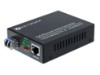 Picture of Gigabit Fiber Media Converter - 1000Base-LX, LC Singlemode, 20km, 1310nm, PoE