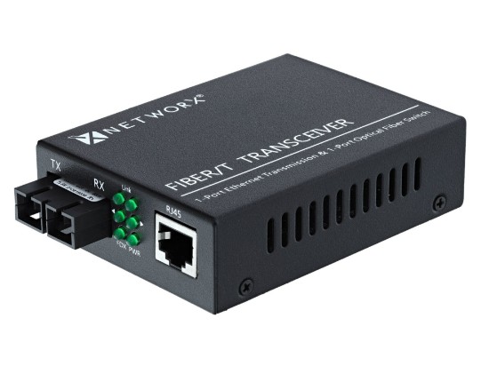 Picture of Gigabit Fiber Media Converter - 1000Base-LX, SC Multimode, 550m, 1310nm