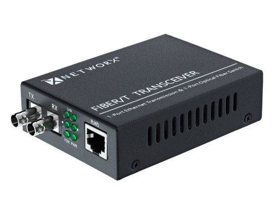 Picture of Gigabit Fiber Media Converter - 1000Base-LX, ST Singlemode, 20km, 1310nm