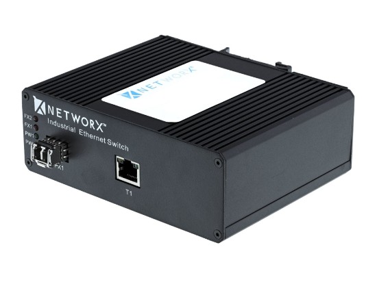 Picture of Industrial Gigabit Fiber Media Converter - 1000Base-LX, LC Singlemode, 20km, 1310nm, 1 Port