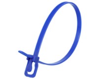 Picture of RETYZ EveryTie 6 Inch Blue Releasable Tie - 100 Pack