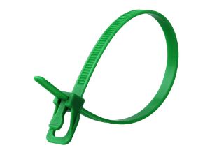 Picture of RETYZ EveryTie 6 Inch Green Releasable Tie - 100 Pack