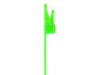 Picture of RETYZ EveryTie 8 Inch Fluorescent Green Releasable Tie - 20 Pack