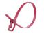 Show details for RETYZ EveryTie 8 Inch Plenum Cranberry Releasable Tie - 100 Pack Picture of RETYZ EveryTie 8 Inch Plenum Cranberry Releasable Tie - 100 Pack