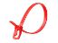 Show details for RETYZ EveryTie 8 Inch Red Releasable Tie - 20 Pack Picture of RETYZ EveryTie 8 Inch Red Releasable Tie - 20 Pack