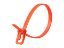 Picture of RETYZ EveryTie 12 Inch Orange Releasable Tie - 20 Pack