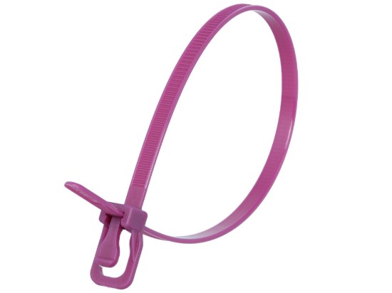 Picture of RETYZ EveryTie 14 Inch Purple Releasable Tie -20 Pack