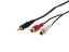 Picture of 6 FT Audio "Y" Splitter Cable - 3.5mm Male to Dual RCA Females
