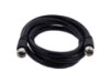 Picture of RG6 CaTV Coaxial Patch Cable - 3 FT, F Type, Black