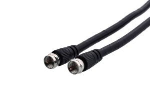 Picture of RG6 CaTV Coaxial Patch Cable - 6 FT, F Type, Black