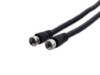 Picture of RG6 CaTV Coaxial Patch Cable - 75 FT, F Type, Black