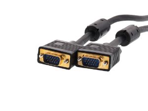Picture of SVGA Male to Male Video Cable - 10 FT, Gold Plated Connectors