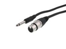 Picture of XLR Female to 1/4 Mono Plug - 15 FT