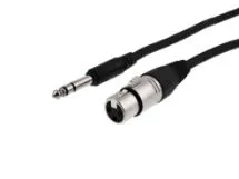 Picture of XLR Female to 1/4 Stereo Plug - 15 FT