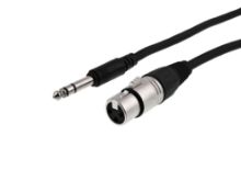 Picture of XLR Female to 1/4 Stereo Plug - 15 FT