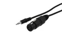 Picture of XLR Female to 3.5mm Stereo Plug - 1 FT