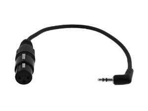 Picture of XLR Female to 3.5mm Stereo Right Angle Plug - 1 FT
