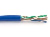 Picture of Cat5e 350Mhz Network Cable - 24 AWG Solid Copper, Blue, Plenum (CMP) - 1000 FT