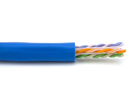 Picture of Category 6A Structured Cable - Solid, Blue, Plenum, (CMP), Unshielded - 1000 FT