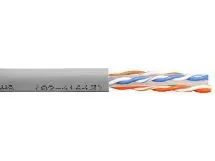 Picture of Solid CAT6 Network Cable Pull Box - Gray, Plenum (CMP), No Spline - 1000 FT