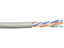 Picture of Solid CAT6e Network Cable Reel in a Box - Gray, 600 MHz, Riser (CMR) PVC - 1000 FT