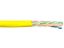 Picture of Solid CAT6e Network Cable Reel in a Box - Yellow, 600 MHz, Riser (CMR) PVC - 1000 FT