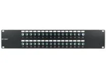 Picture of F-Type Coaxial Patch Panel - 32 Port, 2U, 3Ghz, Fully Loaded