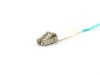 Picture of 2m Multimode Duplex Fiber Optic Patch Cable (50/125) OM3 Aqua - Laser Opt - LC to LC