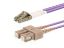 Picture of 1m Multimode Duplex OM4 Fiber Optic Patch Cable (50/125) - LC to SC