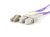 Picture of 15m Multimode Duplex OM4 Fiber Optic Patch Cable (50/125) - LC to SC