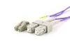Picture of 15m Multimode Duplex OM4 Fiber Optic Patch Cable (50/125) - LC to SC
