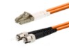 Picture of 2m Multimode Duplex Fiber Optic Patch Cable (62.5/125) - LC to ST