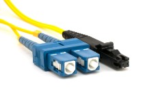 Picture of 1m Singlemode Duplex Fiber Optic Patch Cable (9/125) - SC to MTRJ