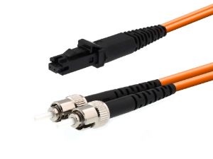 Picture of 10m Multimode Duplex Fiber Optic Patch Cable (62.5/125) - MTRJ to ST