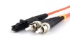 Picture of 2m Multimode Duplex Fiber Optic Patch Cable (50/125) - ST to MTRJ