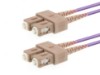 Picture of 2m Multimode Duplex OM4 Fiber Optic Patch Cable (50/125) - SC to SC