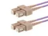 Picture of 15m Multimode Duplex OM4 Fiber Optic Patch Cable (50/125) - SC to SC