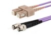 Picture of 2m Multimode Duplex OM4 Fiber Optic Patch Cable (50/125) - SC to ST