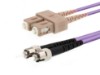 Picture of 20m Multimode Duplex OM4 Fiber Optic Patch Cable (50/125) - SC to ST
