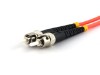 Picture of 2m Multimode Duplex Fiber Optic Patch Cable (62.5/125) - ST to ST