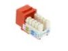 Picture of CAT6 SpeedTerm™ Keystone Jack 90 Degree 110 UTP - Orange