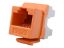 Picture of CAT6 Keystone Jack 180 Degree 110 UTP - Orange