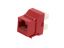 Picture of CAT6 SpeedTerm™ Keystone Jack 180 Degree 110 UTP - Red