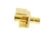 Picture of Feed Through Keystone Jack - RCA (Component / Composite) - Ivory - Color Coded Green