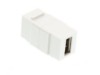 Picture of USB 2.0 A Female to A Female Keystone Coupler - White
