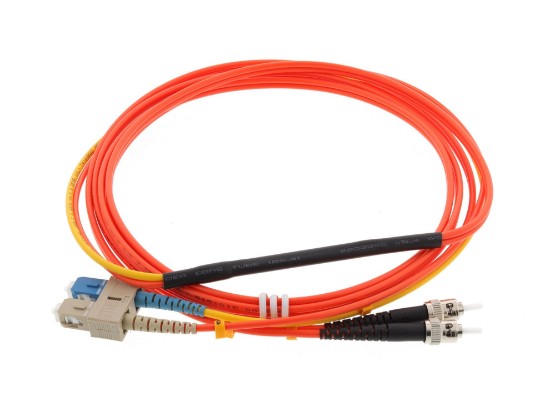 Picture of 2M Mode Conditioning Duplex Fiber Optic Patch Cable (50/125) - SC (equip.) to ST