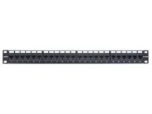 Picture of 24 Port CAT6 Rack Mount Patch Panel - 1U, TAA Compliant, RoHS Compliant