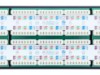 Picture of 48 Port CAT6 Rack Mount Patch Panel - 2U, TAA Compliant, RoHS Compliant