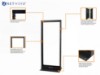 Picture of 2-Post Open Frame Network Relay Rack - 25U, M6 Cage Nut Rails