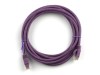 Picture of CAT6 Patch Cable - 10 FT, Purple, Booted